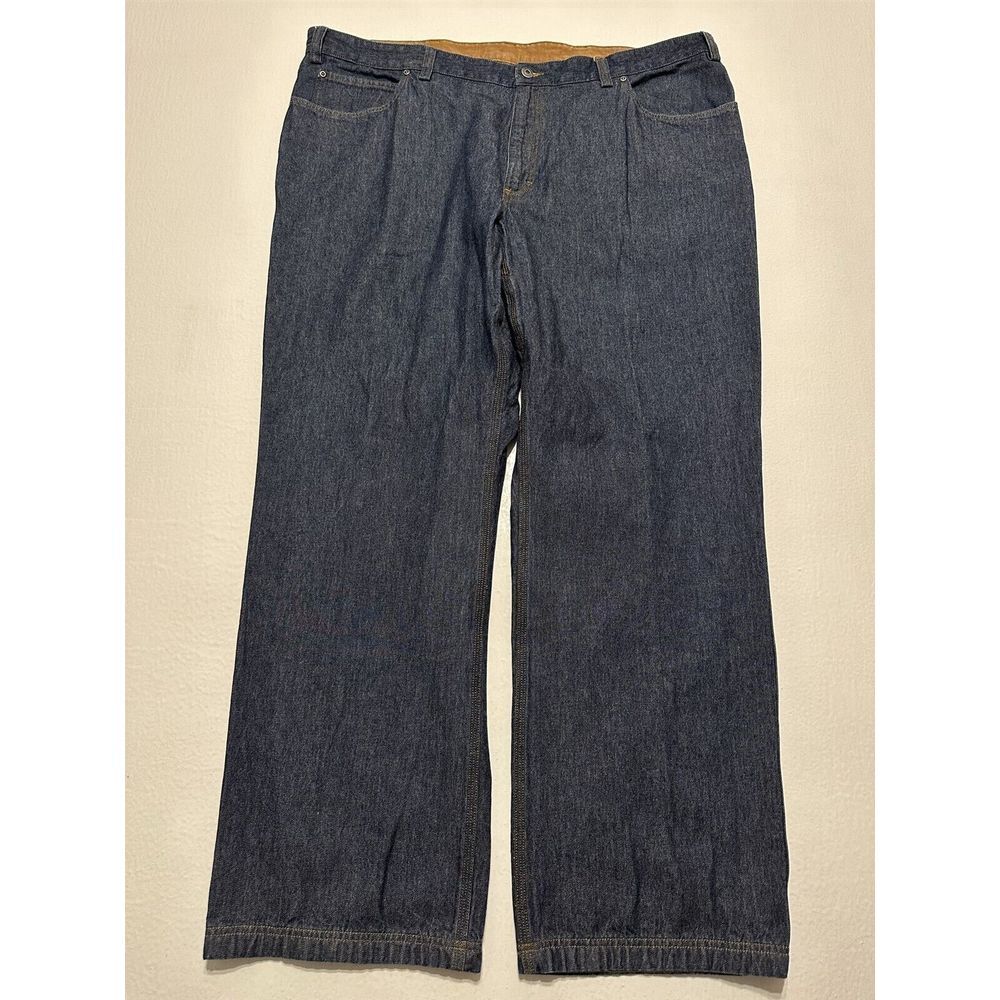Duluth Trading 46 x 32 Ballroom‎ Midweight Rinse Cotton Denim Jeans 64012